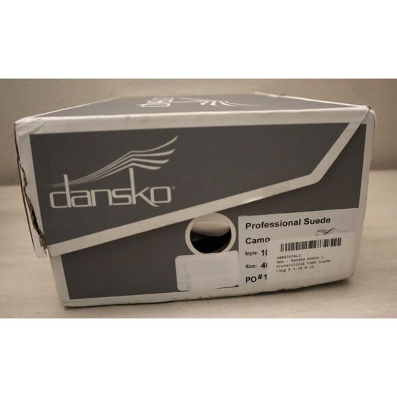 Dansko 106-989878 Women's Sz 9.5-10M Professional Camo Suede Nursing Clogs - Picture 16 of 16